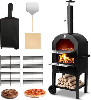 Xilingol Outdoor Pizza Oven, Wood Fired Pizza Oven